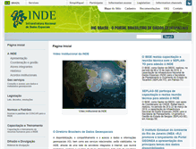 Tablet Screenshot of inde.gov.br