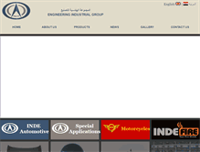 Tablet Screenshot of inde.com.eg